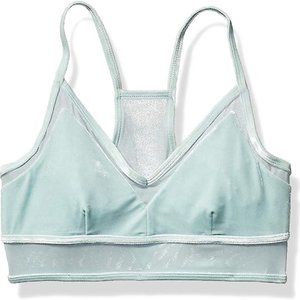 Alo Yoga Women's Lounge Velvet Luxe Posh Bra Cloud Blue Medium M